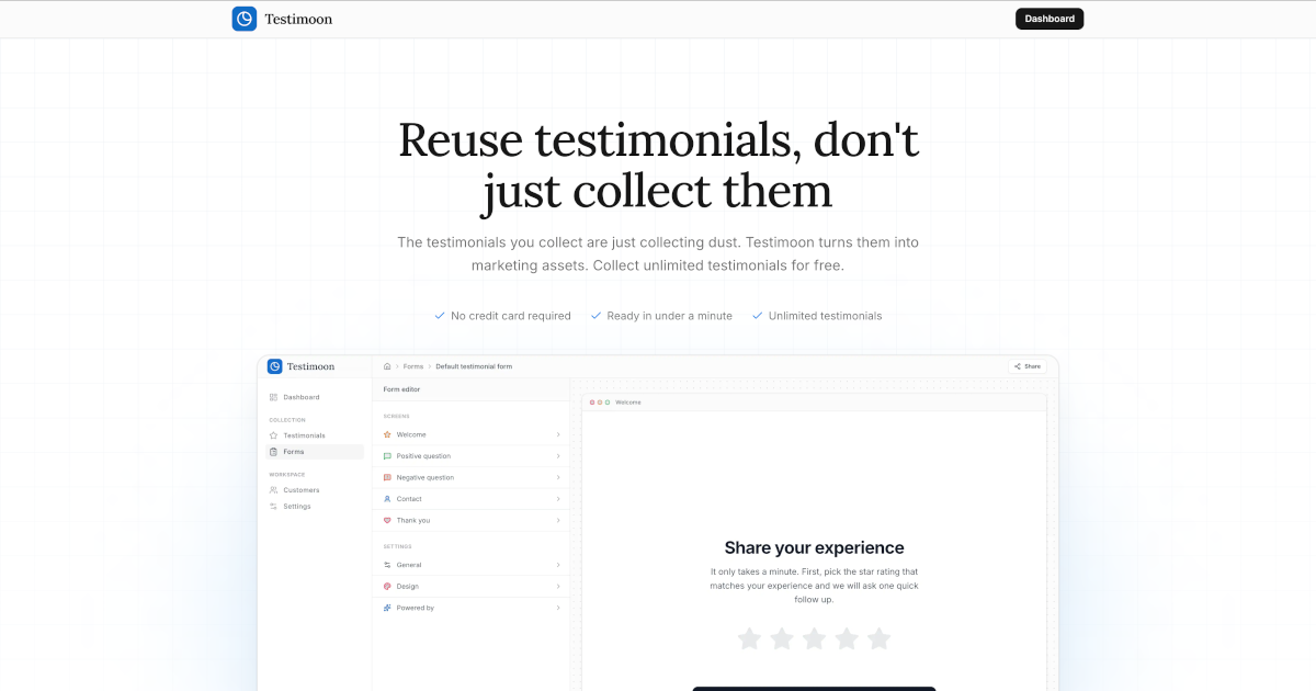 Building a tool to reuse customer testimonials logo